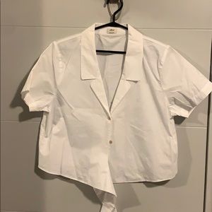 COPY - Aritzia | front-tie blouse